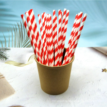customized size disposable paper Milk Tea straw